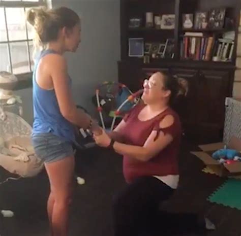 Stepmom Calls Stepdaughter In Room For “proposal”