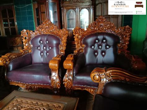 set kursi tamu mewah ukiran jati jepara furniture jepara  gandis furniture jepara