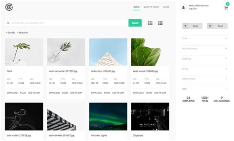 search page asset share commons