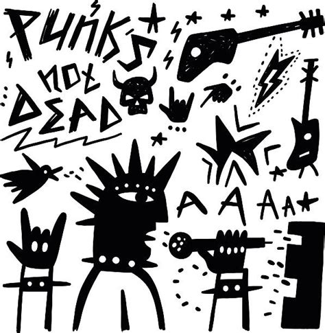 punk rock illustrations royalty free vector graphics and clip art istock