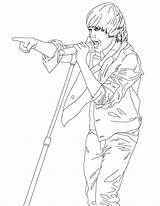 Coloring Pages Bieber Justin Singer Singing Country Singers Celebrity Printable Color Books Getcolorings Getdrawings Live Print Sheets Categories Similar Popular sketch template
