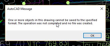 errors    objects   drawing   saved