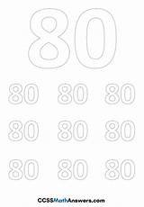 Tracing Eighty Kindergarten Thirty Forty Math Ccssmathanswers Trace Arithmetic Perform Objects sketch template