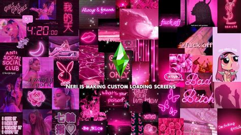 neon pink loading screen neris ko fi shop ko fi  creators
