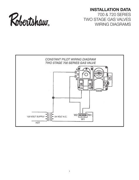 robertshaw millivolt gas valve wiring diagram wiring diagram