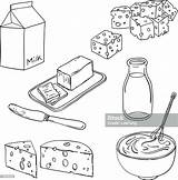 Dairy Vector Stock Drawing Cheese Illustration sketch template