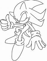Sonic Shadow Super Coloring Pages Printable Color Getcolorings Print sketch template