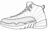 Sneaker sketch template