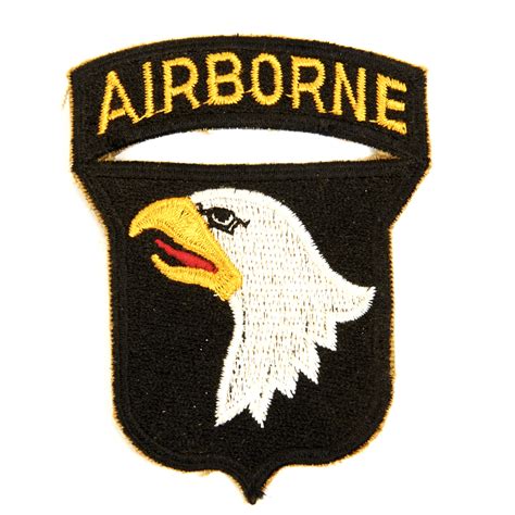 wwii st airborne division shoulder patch screaming eagles ebay