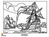 Pirate Ship Coloring Pages Kids Sunken Drawing Cartoon Colouring Ships Transportation Boat Book Print Boys Getdrawings Library Clipart Popular Resources sketch template