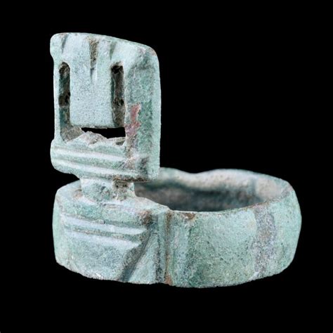 oud romeins brons sleutelhanger draagbaar artefact catawiki