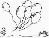 Balloons Balloon Kolorowanki Balony Coloring4free Volcano sketch template