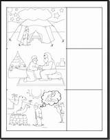 Chayei Pages Sarah Parsha Sequencing Printable Colouring Aish Adapted Lovely Them Were Print sketch template