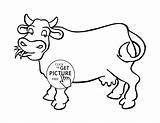 Cow Coloring Pages Printable Cartoon Kids Cattle Sheets Animal Colouring Wuppsy Drawing Color Getdrawings Getcolorings Nice Printables Popular Print Coloringhome sketch template