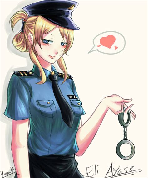 love live policewoman eli by hiioji on deviantart