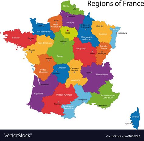 france map royalty  vector image vectorstock
