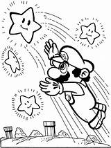 Mario Super Coloring Pages Star Brothers Stars Color Reach Ninja Getcolorings Printable Print sketch template
