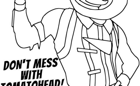 fortnite coloring page tomatohead topcoloringpages net otosection