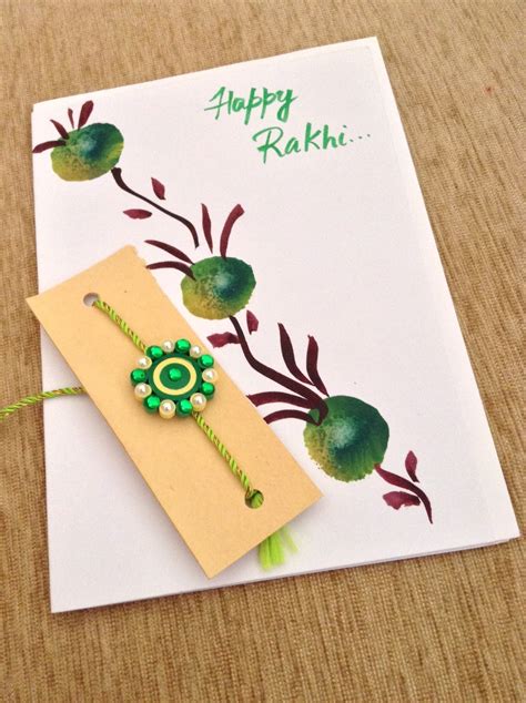happymomentzz crafting  sharada dilip rakhi cards