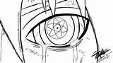 Sharingan Mangekyou Eternal sketch template