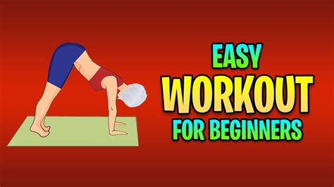 easy workout  beginners youtube