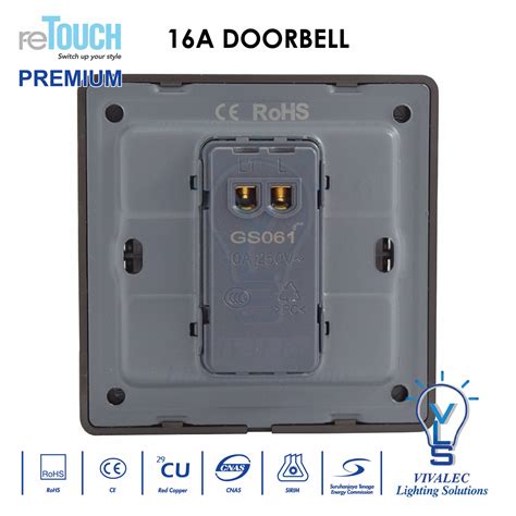 retouch premium aluminium switch   rotary dimmer fan doorbell autogate