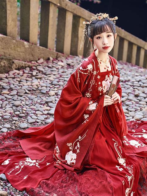 hanfugallery chinese hanfu by 十三余工作室 of fire and waves hanfu