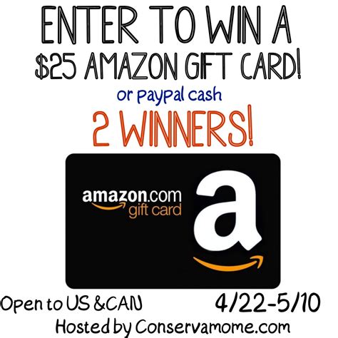 enter  win   amazon gift card mandee