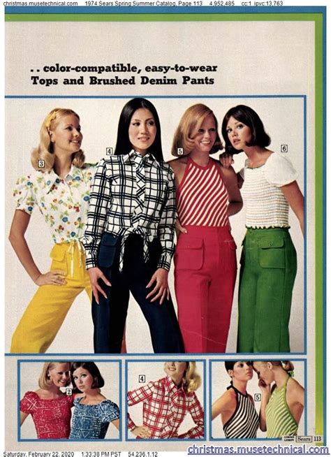 1974 sears spring summer catalog page 113 christmas