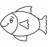 Fish Easy Printable Drawing Simple Cutouts Coloring Draw Clipart Pages Clipartmag Popular sketch template