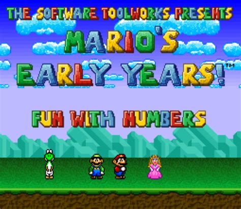 Marios Early Years Fun With Numbers Guides And Walkthroughs
