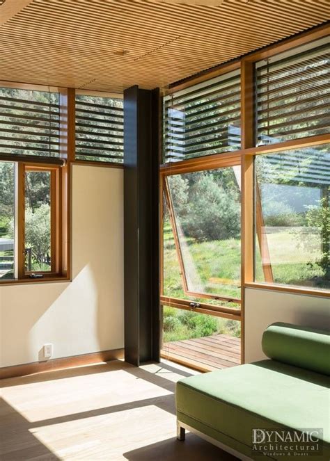 wood awning window dynamic architectural modern windows  doors modern windows house