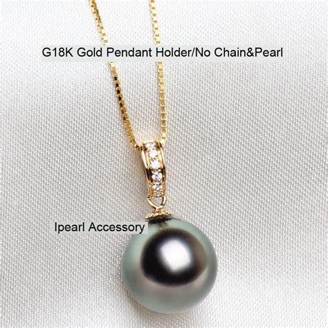 diy accessories gk gold classic pendant holder fashion natural  pearl locket cz diamonds