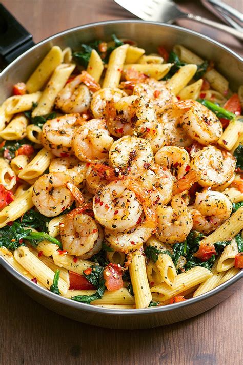 ideas  shrimp  spinach pasta   ideas  recipe