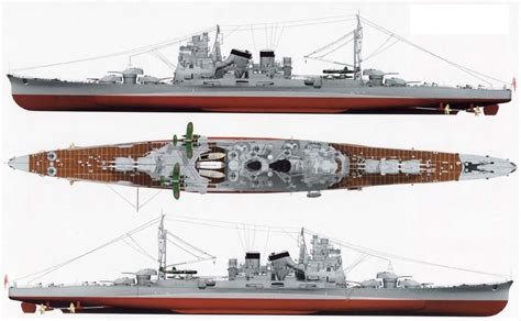 Japans Ships Of Wwii Battleship Heavy Cruiser Imperial Japanese Navy