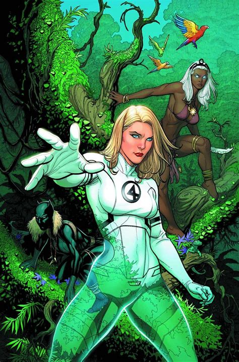 invisible woman marvel comics art superhero characters
