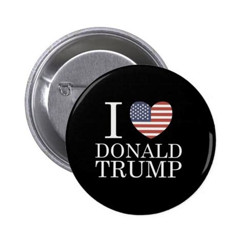 love donald trump button zazzle