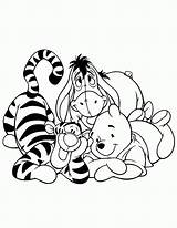 Pooh Coloring Winnie Pages Quotes Tigger Sheets Some Eeyore sketch template