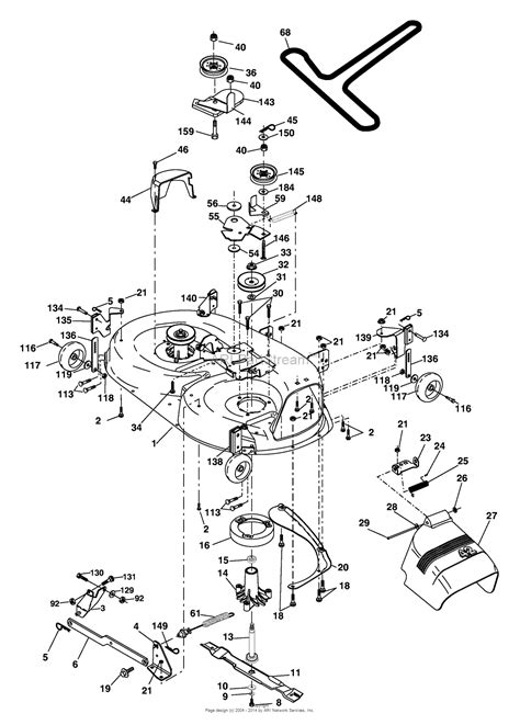 craftsman   mower deck parts diagram wiring diagram source