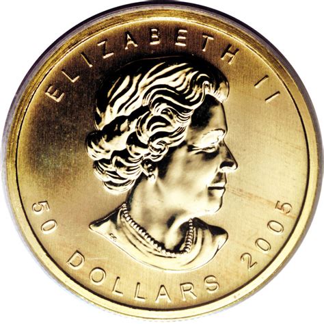 dollars elizabeth ii  oz  gold bullion coinage experimental canada numista