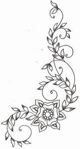 Vines Vine Stencils Flower Pyrography Stencil Flowers Patterns sketch template