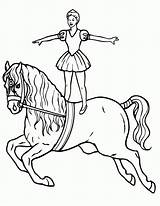 Horse Ausmalbilder Circus Pferde sketch template
