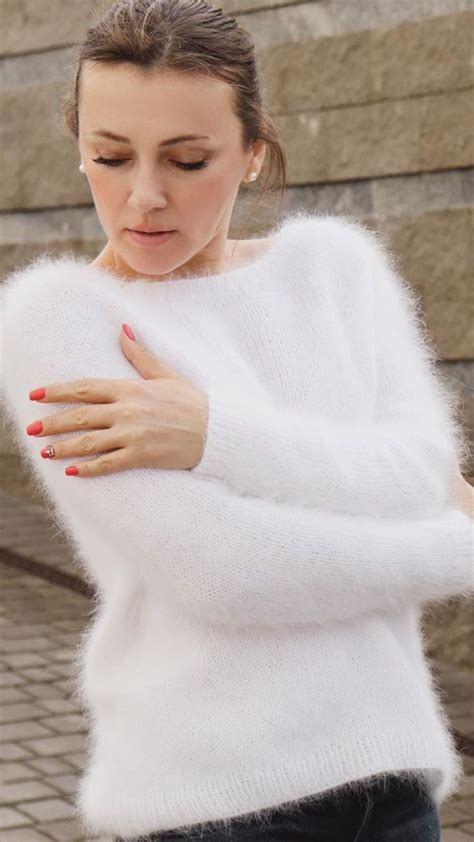 angora fashion in 2020 girly outfits fluffy sweater angora sweater