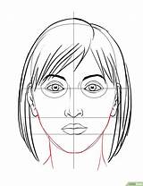 Volto Disegnare Wikihow Tekenen Gesicht Visage Gezicht Dessiner Stappen Gesichter Viso Gezichten Teken Passaggi Schizzo Vrouwen Malen Hoofd sketch template