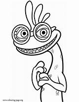 Randall Mostri Wazowski Lizard Boggs Monstruos Monstros Eidechse Peculiar Raskrasil Coloringhome Mostro Malvorlagen Q1 Niños Sulley sketch template