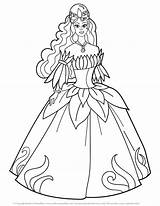 Prinzessin Kleurplaat Malvorlage Prinses Feest Ausmalbild Gratis Ausdrucken sketch template