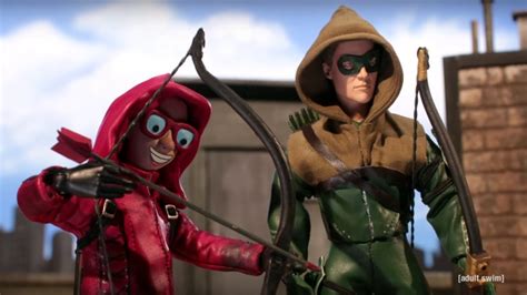 Arrow The Flash And Cw Spoofed On Robot Chicken