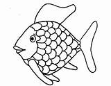 Fish Coloring Pages Drawing Colouring Rainbow Angelfish Color Printable Outline Printables Fishing Man Cute Print Easy Pdf Outlines Puffer Cod sketch template
