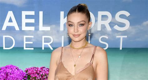 gigi hadid looks like summer personified in michael kors