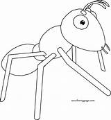 Ant Coloring Realistic Wecoloringpage Children Collection Cartoon Working Hard Elegant Pages Davemelillo sketch template